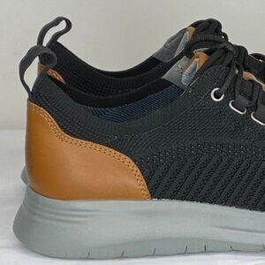 Johnston & Murphy Men’s Amherst Knit Sneakers – Black – Size 8.5M
